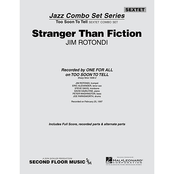 Second Floor Music Stranger Than Fiction From The All For One