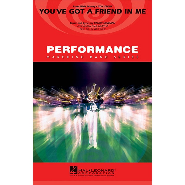 Hal Leonard You Ve Got A Friend In Me Marching Band Level 4 Arranged By Paul Murtha Music Arts