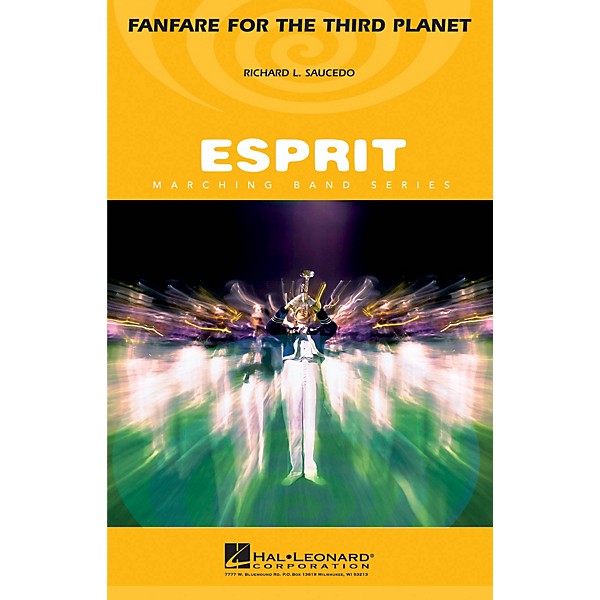 Hal Leonard Fanfare For The Third Planet Marching Band Level 3 Composed By Richard L Saucedo - 