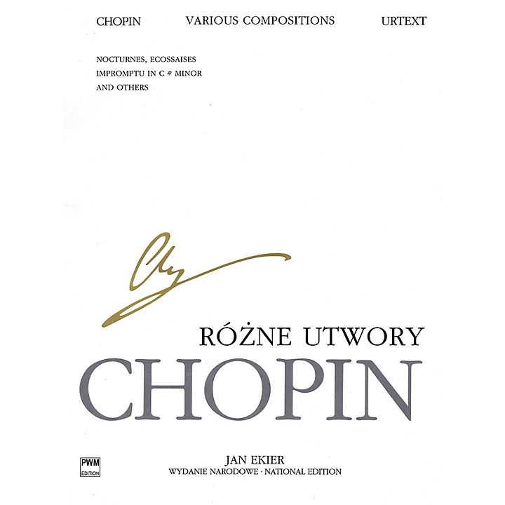 PWM Various Compositions for Piano (Chopin National Edition Volume