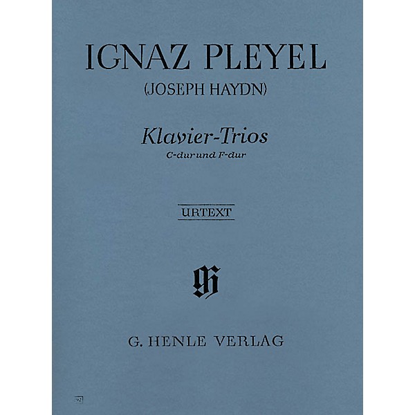 G. Henle Verlag Piano Trios Henle Music Folios Series Softcover ...