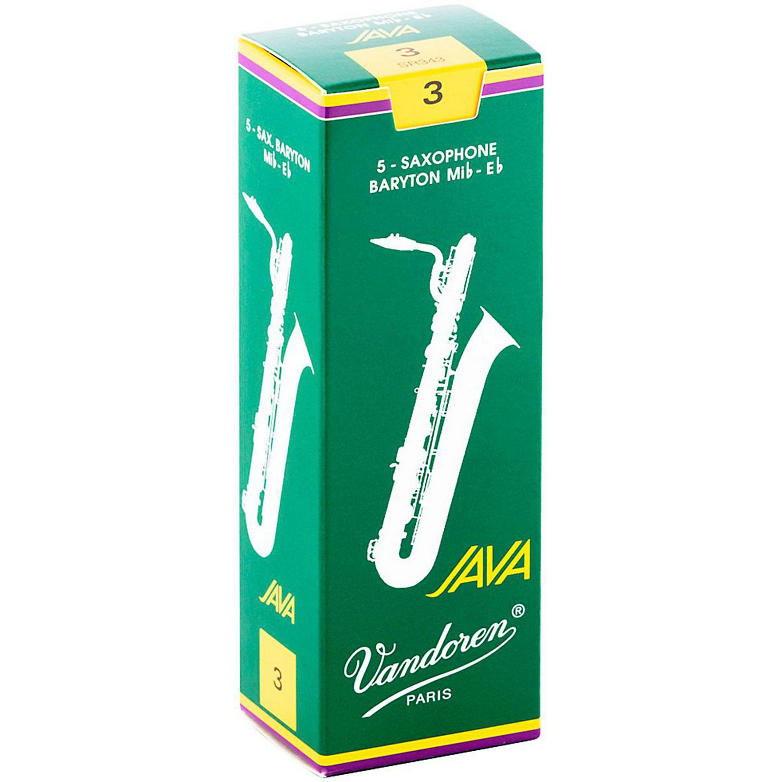 Vandoren JAVA Green Baritone Saxophone Reeds | Music & Arts