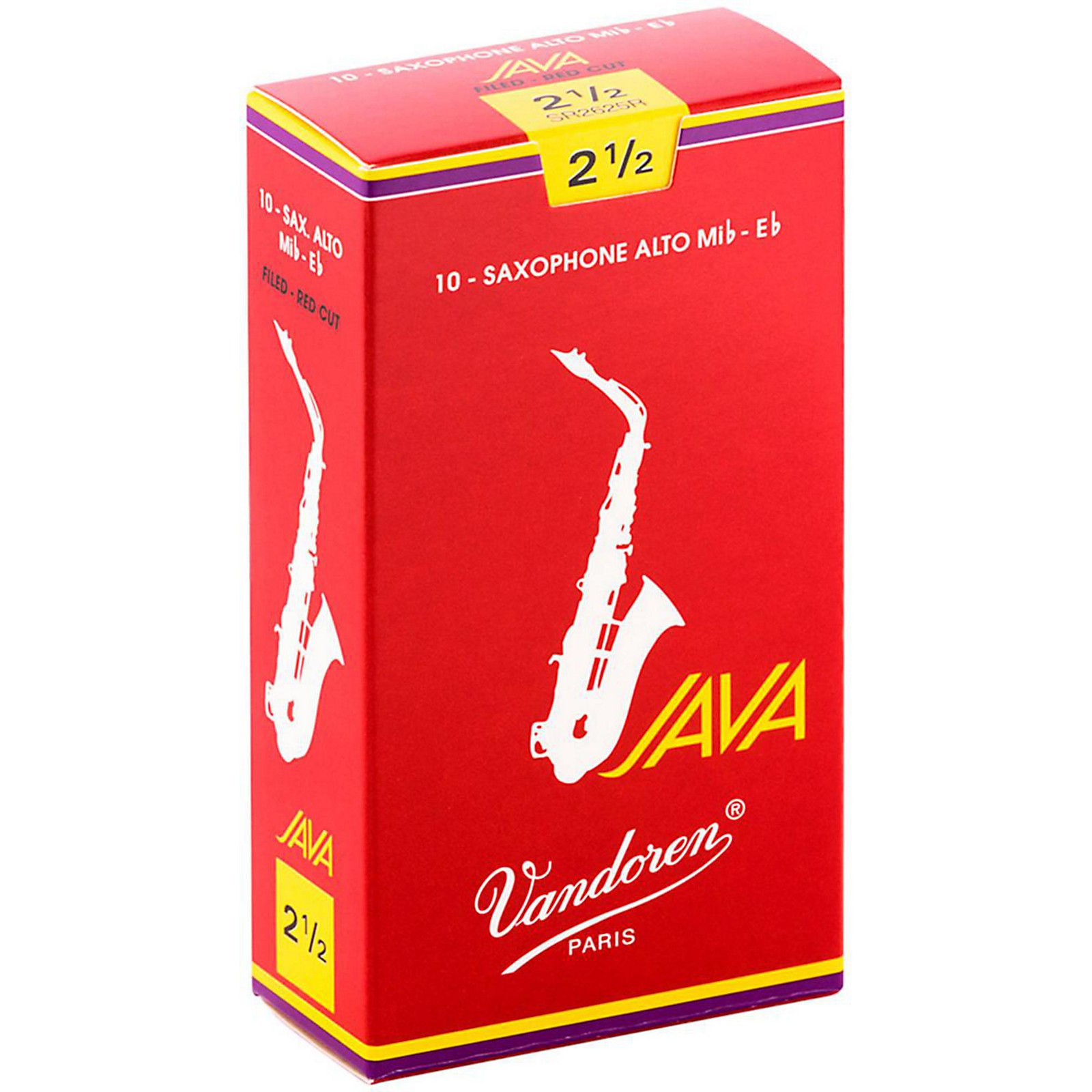 Vandoren JAVA Red Alto Saxophone Reeds | Music & Arts
