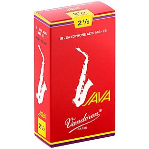 Vandoren JAVA Red Alto Saxophone Reeds
