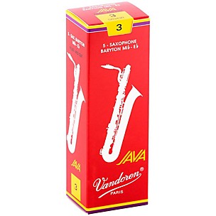 Vandoren JAVA Red Baritone Saxophone Reeds