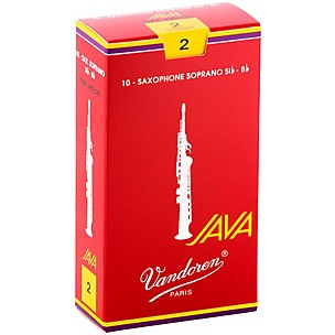 Vandoren JAVA Red Soprano Saxophone Reeds