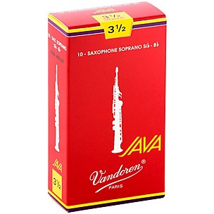 Vandoren JAVA Red Soprano Saxophone Reeds