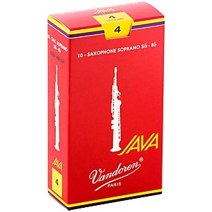Vandoren JAVA Red Soprano Saxophone Reeds