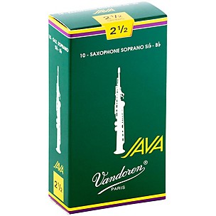 Vandoren JAVA Soprano Saxophone Reeds