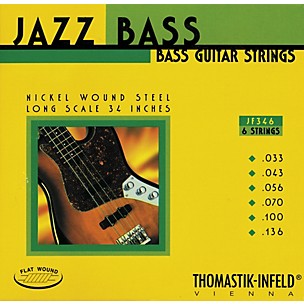 Thomastik JF346 Flatwound Scale 6-String Jazz Bass Strings