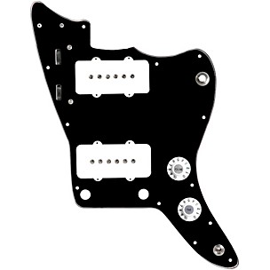 920d Custom JM Vintage Loaded Pickguard for Jazzmaster With White Pickups and Knobs and JMH-V Wiring Harness