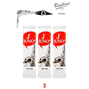 Vandoren JUNO Alto Sax, 3 Reed Card