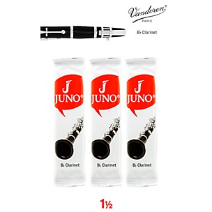 Vandoren JUNO Bb Clarinet, 3 Reed Card