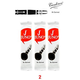 Vandoren JUNO Bb Clarinet, 3 Reed Card