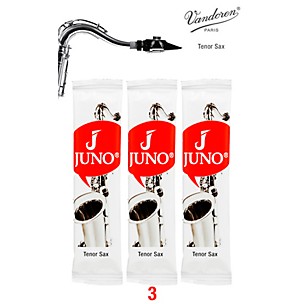 Vandoren JUNO Tenor Sax, 3-Reed Card