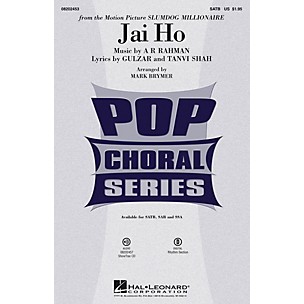 Hal Leonard Jai Ho (from The Motion Picture Slumdog Millionaire) ShowTrax CD Arranged by Mark Brymer