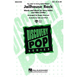 Hal Leonard Jailhouse Rock SAB by Elvis Presley arranged by Roger Emerson