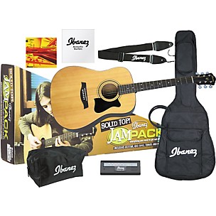Ibanez JamPack Solid-Top Acoustic Guitar Pack