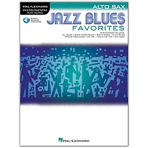 Hal Leonard Jazz Blues Favorites (Alto Sax) Instrumental Play-Along Series Softcover Audio Online