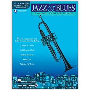 Hal Leonard Jazz & Blues Playalong Solos for Trumpet (Book/Online Audio)