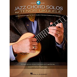 Hal Leonard Jazz Chord Solos For Tenor Ukulele - 10 Standards Arranged For Tenor Ukulele Book/Audio Online