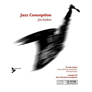 ADVANCE MUSIC Jazz Conception: Alto & Baritone Saxophone Book & MP3 CD (English/German Edition)