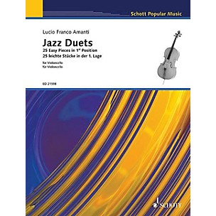 Schott Jazz Duets for Cello (25 Easy Pieces in First Position) String Series Softcover