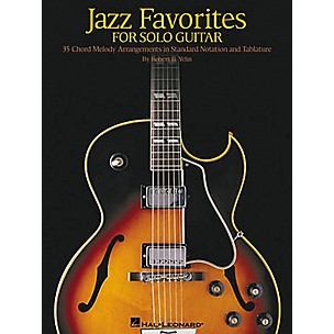 Hal Leonard Jazz Favorites for Solo Guitar Tab Book with Notation