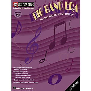 Hal Leonard Jazz Play-Along Series Big Band Era Book with CD