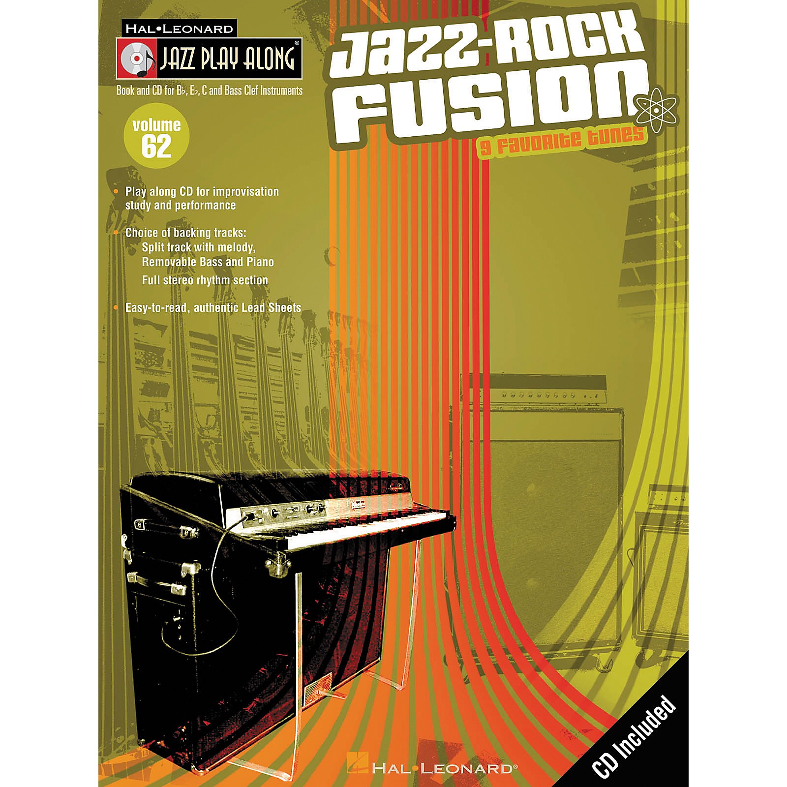 Hal Leonard Jazz-Rock Fusion - Jazz Play Along Volume 62 Book with