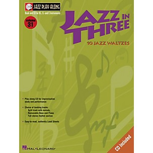 Hal Leonard Jazz in Three (Eb Instruments / C Instruments / Bb Instruments) (Book and CD Package)