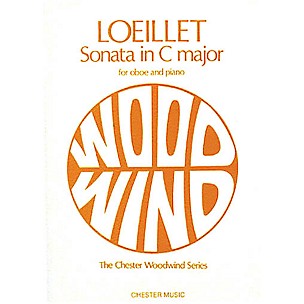 Music Sales Jean-Baptiste Loeillet: Sonata in C Major for Oboe and Piano Music Sales America Series