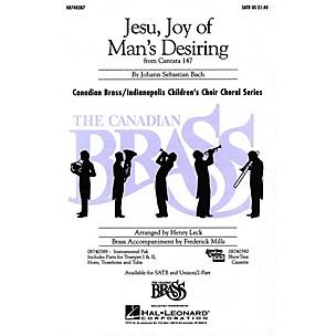 Hal Leonard Jesu, Joy of Man's Desiring IPAKB Composed by Johann Sebastian Bach