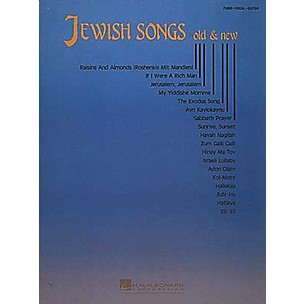 Hal Leonard Jewish Songs Old And New Piano, Vocal, Guitar Songbook