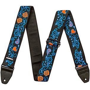 Dunlop Jimi Hendrix Blacklight Monterey Guitar Strap