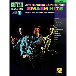 Hal Leonard Jimi Hendrix Experience Smash Hits Play-Along Guitar Tab Songbook with CD