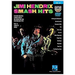 Hal Leonard Jimi Hendrix Smash Hits - Guitar Play-Along DVD Volume 41