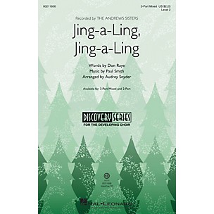 Hal Leonard Jing-a-Ling, Jing-a-Ling (Discovery Level 2) 3-Part Mixed arranged by Audrey Snyder