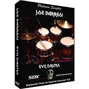 Platinum Samples Joe Barresi Evil Drums SDX for Superior Drummer 2.0 Sample Collection
