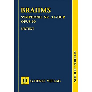 G. Henle Verlag Johannes Brahms - Symphony No. 3 in F Major Op. 90 Henle Music Folios Series Softcover by Johannes Brahms