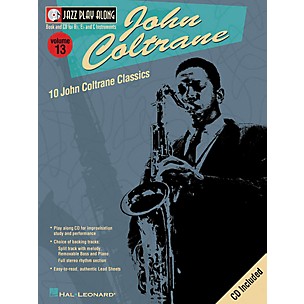 Hal Leonard John Coltrane - Jazz Play Along Volume 13 Book with CD