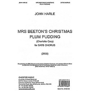 Music Sales John Harle: Mrs Beeton's Christmas Plum Pudding Music Sales America Series