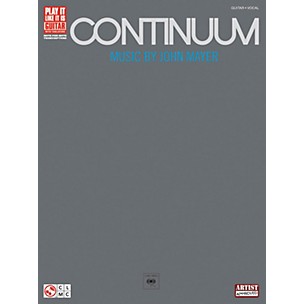 Hal Leonard John Mayer Continuum Guitar Tab Songbook