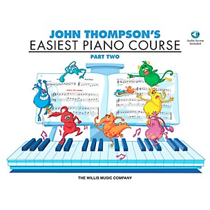 Willis Music John Thompson's Easiest Piano Course Part 2 Book/CD