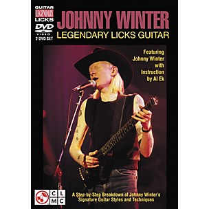 Cherry Lane Johnny Winter Legendary Licks Guitar DVD (Featuring Johnny Winter)