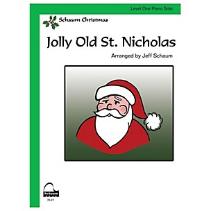 Schaum Jolly Old St. Nicholas Educational Piano Series Softcover