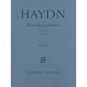 G. Henle Verlag Joseph Haydn - String Quartets Volume III, Op. 17 Henle Music Folios Series Softcover by Joseph Haydn