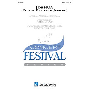 Hal Leonard Joshua! (Fit the Battle of Jericho) SATB arranged by Kirby Shaw