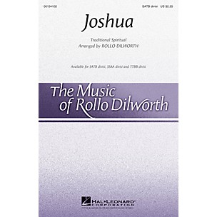 Hal Leonard Joshua SSAA DIVISI Arranged by Rollo Dilworth