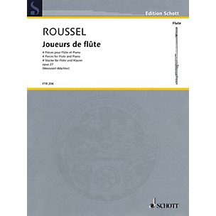 Schott Joueurs de flûte (Four Pieces, Op. 27 Flute and Piano) Woodwind Series